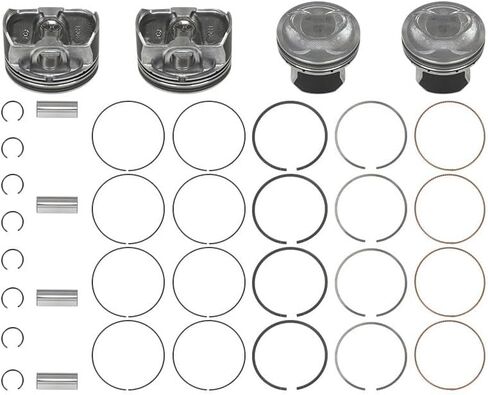 23040-2G500 Engine Piston Kit with Pin and Snap Ring Oversize + 0.50MM Fit for Hyundai Sonata Kia Sorento Optima 2.4L 2011-2019 Replace# 23410-2G500, 23040-2G510 in Saudi Arabia