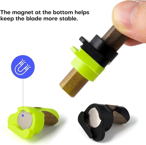 NEWISHTOOL Wrap Tool Cutting Spacer for Film Cut, 1 Pair Left/Right Hand Guide Trimming Edge Freehand Cutting Tool with 2mm/7mm Two Distance Cuts, Built-in Blade Magnet and Scratch-Free PTFE Felt in Saudi Arabia