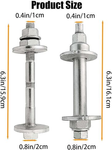 48409-60020 48190-60020 مجموعة مسامير كاميرا ذراع التحكم السفلية متوافقة مع Toyota 4Runner 2003-2009، متوافقة مع FJ Cruiser 2007-2010، متوافقة مع Tacoma 2005-2016 in Kuwait