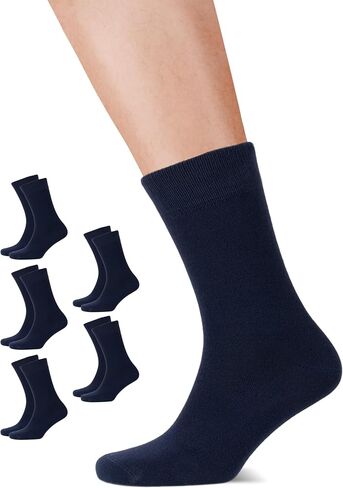 Men's Rayon from Bamboo Dress Socks, Mid-Calf, Seamless, Soft Business Socks | Size 8-12 (3 or 5 Pairs) in Saudi Arabia