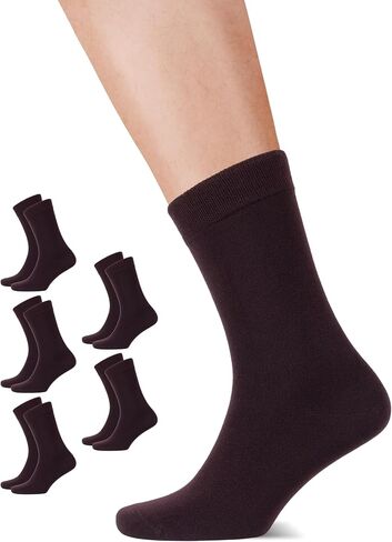 Men's Rayon from Bamboo Dress Socks, Mid-Calf, Seamless, Soft Business Socks | Size 8-12 (3 or 5 Pairs) in Saudi Arabia