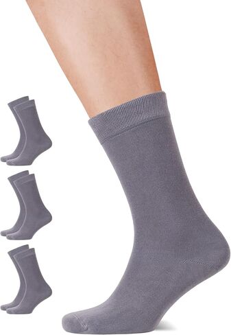 Men's Rayon from Bamboo Dress Socks, Mid-Calf, Seamless, Soft Business Socks | Size 8-12 (3 or 5 Pairs) in Saudi Arabia
