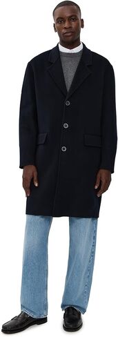 FRAME Men's Double Face Wool Overcoat in Saudi Arabia