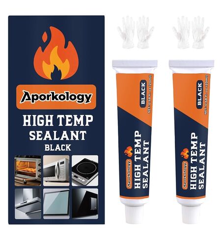 High-Temperature Silicone Sealant 3.38 fl.oz Heat Resistant Glue for Microwave ovens, Appliance Glass & Microcrystalline Panels(100ml) in Saudi Arabia