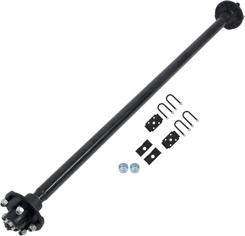 Trailer Axle 2000 lbs Axle Beam 5 Lug Trailer Axle 57 inch Hub Face in Saudi Arabia