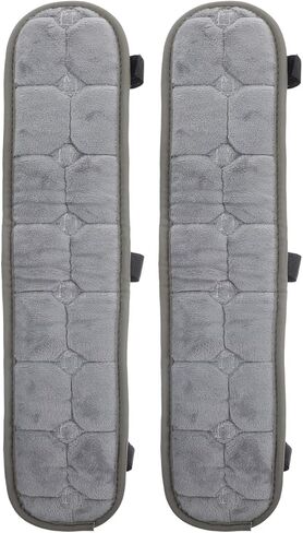 منصات مسند ذراعي كرسي المكتب ، أغطية راحة ذراع ناعمة مريحة ، كرسي كمبيوتر قابل للإزالة لكوع ألعاب كمبيوتر كرسي متحرك مناسب لمكتب منزل ، رمادي in Kuwait