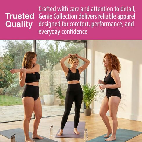 Slim Panties 360° by Genie, High Waist Tummy Control Shapewear for Women, Seamless Compression Underwear, Body Shapers 3-Pack in Saudi Arabia