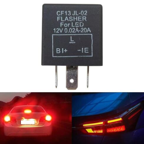 2 حزمة 3-Pin CF13 JL-02 قابل للتعديل LED المتعري التتابع بدوره إشارة الضوء فرط فلاش إصلاح استبدال ل 2015 Ch-evrolet Silverado 1500 LT ممتدة لاقط الكابينة 4 أبواب بواسطة YTXXDEUS in Kuwait