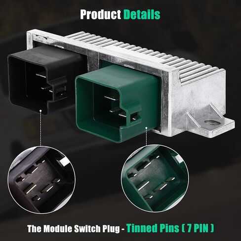 1828565C1 Diesel Glow Plug Relay Glow Plug Control Module Controller Compatible with Ford F250/F350/F450 E350/E450/E550 Super Duty 1999-2010, 6.0L 7.3L 6.4L YC3Z12B533AA DY-876 in Saudi Arabia