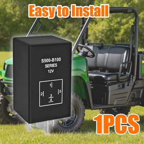 AM138537 AM100819 S500-B100 Glow Plug Relay - متوافق مع John Deere Gator 4X2 4X4، XUV، جرار مدمج 655 755 855 856، جزازات سلسلة F in Kuwait