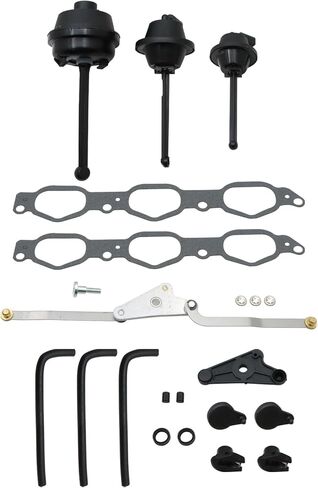 SecosAutoparts Intake Manifold Air Flap Runner&metal Arms Bearing Repair Kit Compatible with Mercedes Benz C300 C350 GLK350 R350 SLK350 2006-2011# 2721402001 2721402201 2721402101 in Saudi Arabia