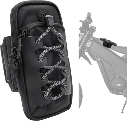 حقيبة الدراجة الكهربائية الترابية، حقيبة إطار البطارية الأمامية لـ Sur Ron Surron LBX Tuttio Soleil 01 E-Ride Pro SS/S Rawrr Mantis، مناسبة لتخزين الضروريات اليومية لبطاقة الهوية للهاتف in Kuwait