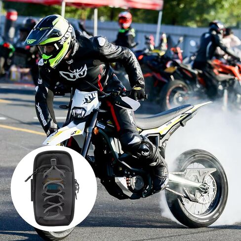 حقيبة الدراجة الكهربائية الترابية، حقيبة إطار البطارية الأمامية لـ Sur Ron Surron LBX Tuttio Soleil 01 E-Ride Pro SS/S Rawrr Mantis، مناسبة لتخزين الضروريات اليومية لبطاقة الهوية للهاتف in Kuwait