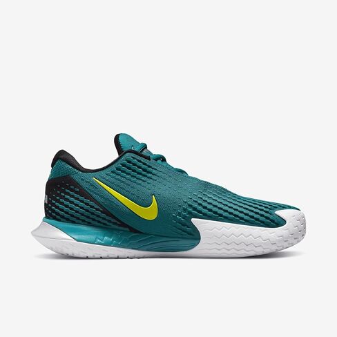 حذاء NikeCourt Zoom Vapor Cage 4 Rafa للرجال للملاعب الصلبة (شجرة التنوب الساطعة/أسود/أبيض/أخضر ذري) مقاس 10 in Kuwait