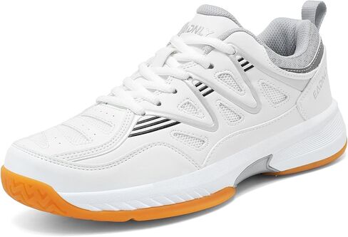 Mens Tennis Shoes Extra Wide Pickleball Shoes for Men Lightweight Non Slip Sneakers All Court in Saudi Arabia