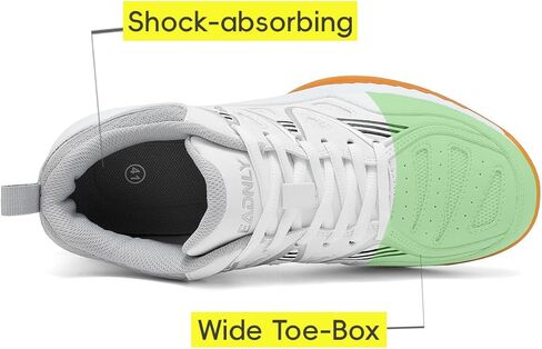 Mens Tennis Shoes Extra Wide Pickleball Shoes for Men Lightweight Non Slip Sneakers All Court in Saudi Arabia