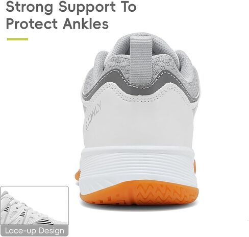 Mens Tennis Shoes Extra Wide Pickleball Shoes for Men Lightweight Non Slip Sneakers All Court in Saudi Arabia