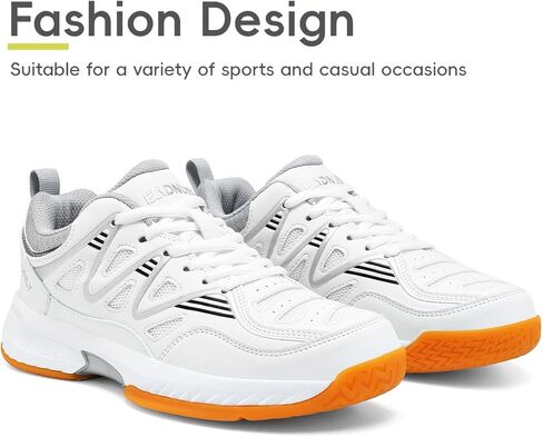 Mens Tennis Shoes Extra Wide Pickleball Shoes for Men Lightweight Non Slip Sneakers All Court in Saudi Arabia