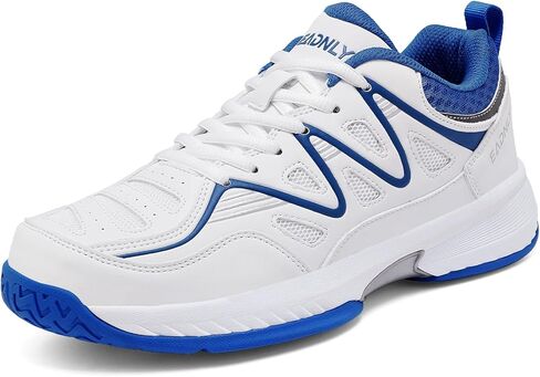 Mens Tennis Shoes Extra Wide Pickleball Shoes for Men Lightweight Non Slip Sneakers All Court in Saudi Arabia