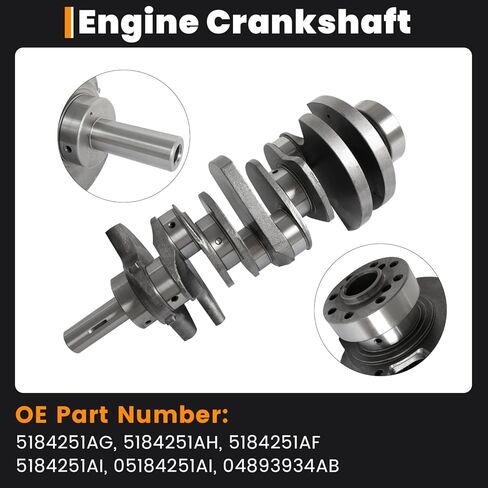 3.6L Crankshaft Bearings Kit Compatible with Jeep Wrangler Grand Cherokee 2012-2018, Fit for Chrysler 200 300 2011-2020, Fit for Dodge Ram 1500 ProMaster Challenger Charger 2011-2021 in Saudi Arabia
