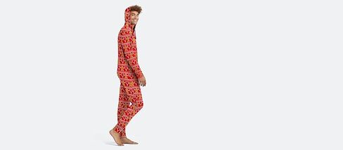 MeUndies – بيجامة بغطاء للرأس قطعة واحدة للجنسين – سحاب أمامي مع ساق مدببة in Kuwait