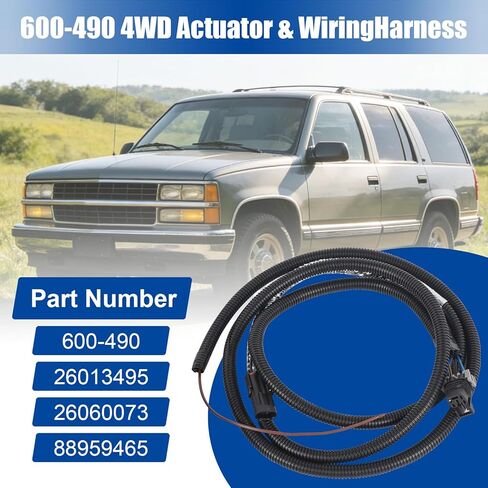 600-490 4WD Actuator Compatible with Chevy Silverado GMC Sierra K1500 K2500 K3500 Blazer Tahoe Yukon Suburban 1988-1996 Four Wheel Drive Actuator # 26060073 88959465 in Saudi Arabia