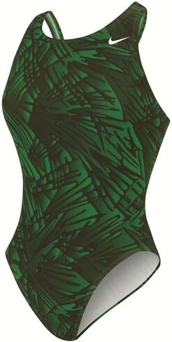 ملابس السباحة Nike Flux Fast Back Tank للفتيات مقاس 26 أخضر كورت in Kuwait