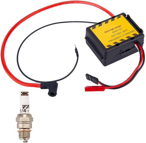 CDI Igniter + مجموعة شمعات الإشعال، مناسبة لطراز محرك Hit and Miss Retrol HM-01، مجموعة أدوات تشغيل الإشعال in Kuwait
