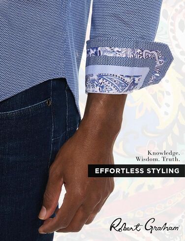 Robert Graham Men's Liotta L/S Knit Shirt in Saudi Arabia