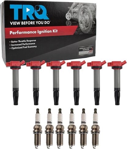 TRQ Ignition Kit Red Compatible with 2016-2020 Lexus GS350 2017-2018 GS450h 2017-2021 IS300 IS350 2018-2021 LC500h LS500h RC300 RC350 2018 RX350 RX450hL 2017-2019 Toyota Highlander 2016-2021 Tacoma in Saudi Arabia