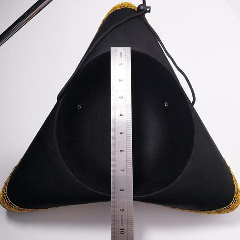 Tricorn Colonial Hat Halloween Pirate Hats Men Captain Hat Musketeer Hats Masquerade Party Revolutionary War Costume in Saudi Arabia