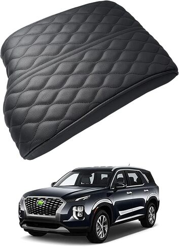 Autorder Center Console Cover for Hyundai Palisade 2020 2021 2022 2023 2024 2025 2026 Accessories Armrest Cover Anti-Scratch Middle Console Pad Leather Armrest Cushion Protector Black in Saudi Arabia
