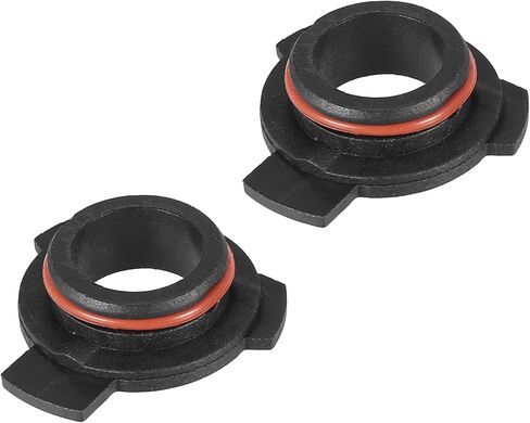 X AUTOHAUX 2pcs 9012 HIR2 LED Headlight Adapter Base Bulb Sockets Retainer Holder Universal for Car Black in Saudi Arabia