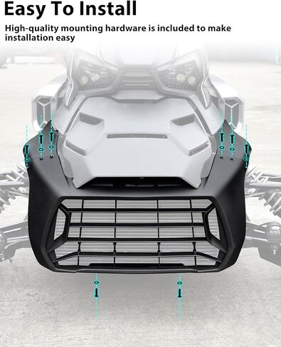 واجهة أمامية لـ Can-Am Ryker، مجموعة حماية أمامية من الصدمات السوداء لـ Can Am Ryker 600 900 Sport & Ryker Rally Edition جميع ملحقات الموديلات، استبدل #705010722 in Saudi Arabia