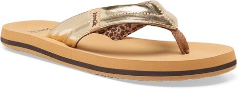 Sanuk Youth Wavy | Youth Sandals | Lightweight Kids Flip Flops | Water-Friendly & Quick Dry | Cushioned Comfort Footbed in Saudi Arabia