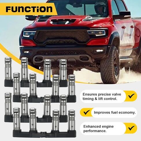 رافعات هيمي MDS 5.7L لـ 2005-2021 دودج دورانجو تشالنجر تشارجر Ram1500، لسيارة جيب جراند شيروكي، كرايسلر 300 5.7L V8 يستبدل 53021726AD 53021726AE in Kuwait