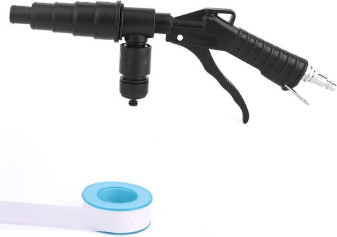 Coolant System Flush Gun, Heater Core Flush Kit, Air & Water Combo Flushing Set with Nozzles for 19-40mm Hoses Radiator Tankless Water Heater Cleaning Tool in Saudi Arabia