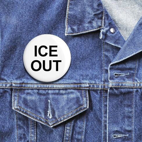 4 عبوات من دبابيس ICE Out، دبوس أزرار مخصص مضاد للثلج لتزيين بروش الرجال والنساء in Kuwait