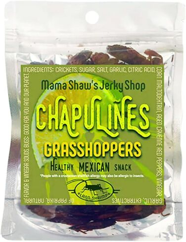 BicBugs GRASSHOPPERS flavored Chapulines edible insects bred for human consumption in Saudi Arabia