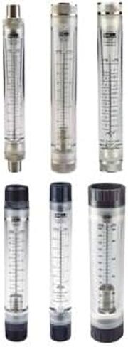 LZM-25G خط أنابيب المياه/الهواء الاكريليك مقياس دوار الصناعة مقياس التدفق [5-40GPM/20-150LPM] ذكر 1-1/2 "BSPT in Kuwait