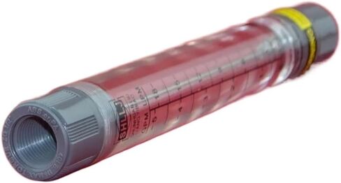 مقياس دوار من نوع أنبوب الأكريليك من سلسلة LZM-20G [6-60Nm3/h] لمقياس تدفق صناعة الغاز المناسب للإناث 3/4 "BSPT in Kuwait