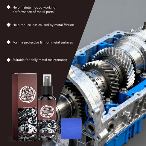 Metal Lubricant Spray | Smooth Lubricating Agent | Protective Metal Lubrication,for Tools Doors Gears Automotive Wheel Household Workshop Home in Saudi Arabia
