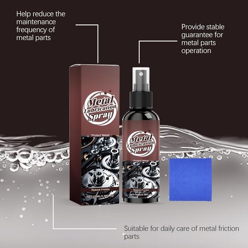 Metal Lubricant Spray | Smooth Lubricating Agent | Protective Metal Lubrication,for Tools Doors Gears Automotive Wheel Household Workshop Home in Saudi Arabia