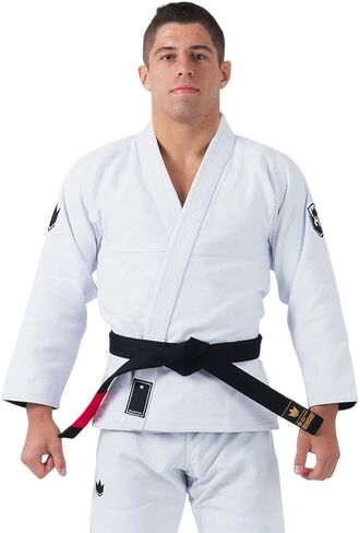 سترة KINGZ Balistico الرجالية Jiu Jitsu Gi - IBJJF 2024 Legal، سترة منسوجة باللؤلؤ وبنطلون Ripstop بوزن 8 أونصة in Saudi Arabia