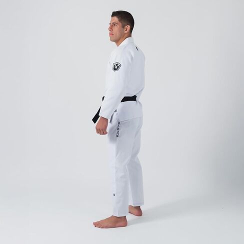 سترة KINGZ Balistico الرجالية Jiu Jitsu Gi - IBJJF 2024 Legal، سترة منسوجة باللؤلؤ وبنطلون Ripstop بوزن 8 أونصة in Kuwait