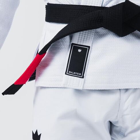 سترة KINGZ Balistico الرجالية Jiu Jitsu Gi - IBJJF 2024 Legal، سترة منسوجة باللؤلؤ وبنطلون Ripstop بوزن 8 أونصة in Kuwait