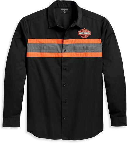 قميص Harley-Davidson الرجالي Harley Performance ملون، أسود - 96127-23VM in Saudi Arabia