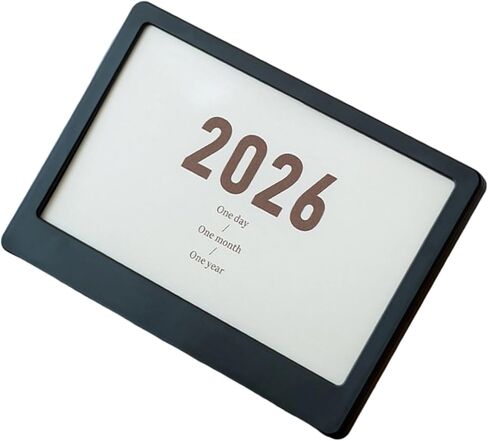 حامل تقويم متعدد الوظائف لعام 2026 مع إمالة قابلة للتعديل وإطار صور لتنظيم مكتب المكتب وحامل صور وإطار تقويم أنيق in Kuwait