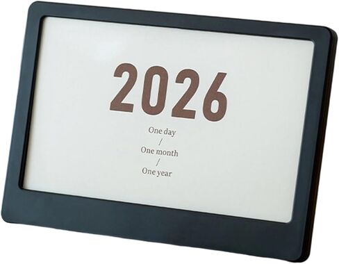 حامل تقويم متعدد الوظائف لعام 2026 مع إمالة قابلة للتعديل وإطار صور لتنظيم مكتب المكتب وحامل صور وإطار تقويم أنيق in Kuwait