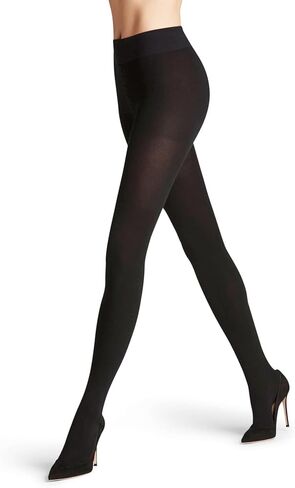 FALKE Women's Family Sustainable Cotton Tights, Black (Black 3009) - Sustainable, XL in Saudi Arabia